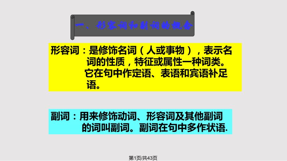 形容词副词比较级最高级课件_第1页