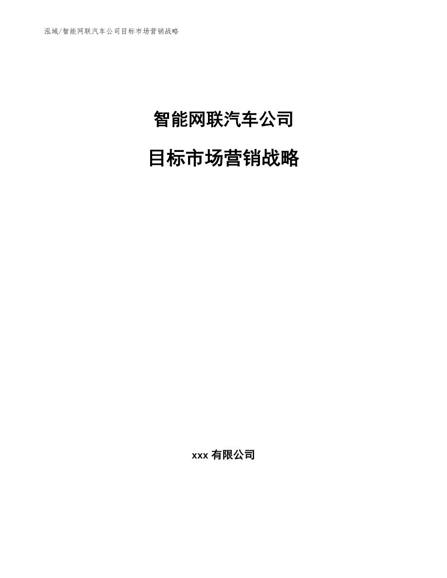 智能网联汽车公司品牌策略分析_第1页