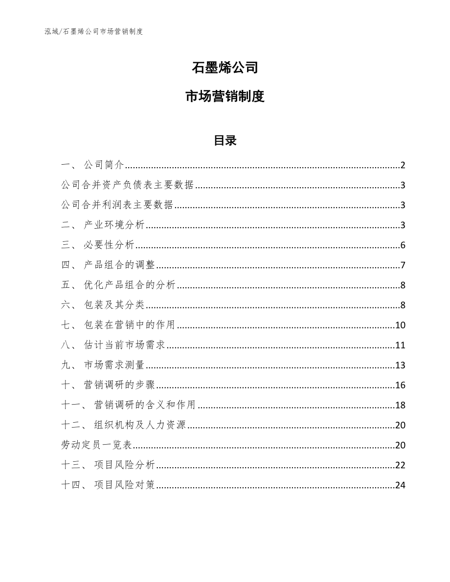 石墨烯公司市场营销评估_参考_第1页