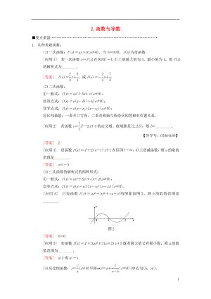 2018版高考數(shù)學(xué)二輪復(fù)習(xí) 第3部分 考前增分策略 專題1 考前教材重溫 2 函數(shù)與導(dǎo)數(shù)教學(xué)案 理