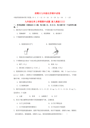 九年級(jí)化學(xué)上學(xué)期期中試題 新人教版(III)