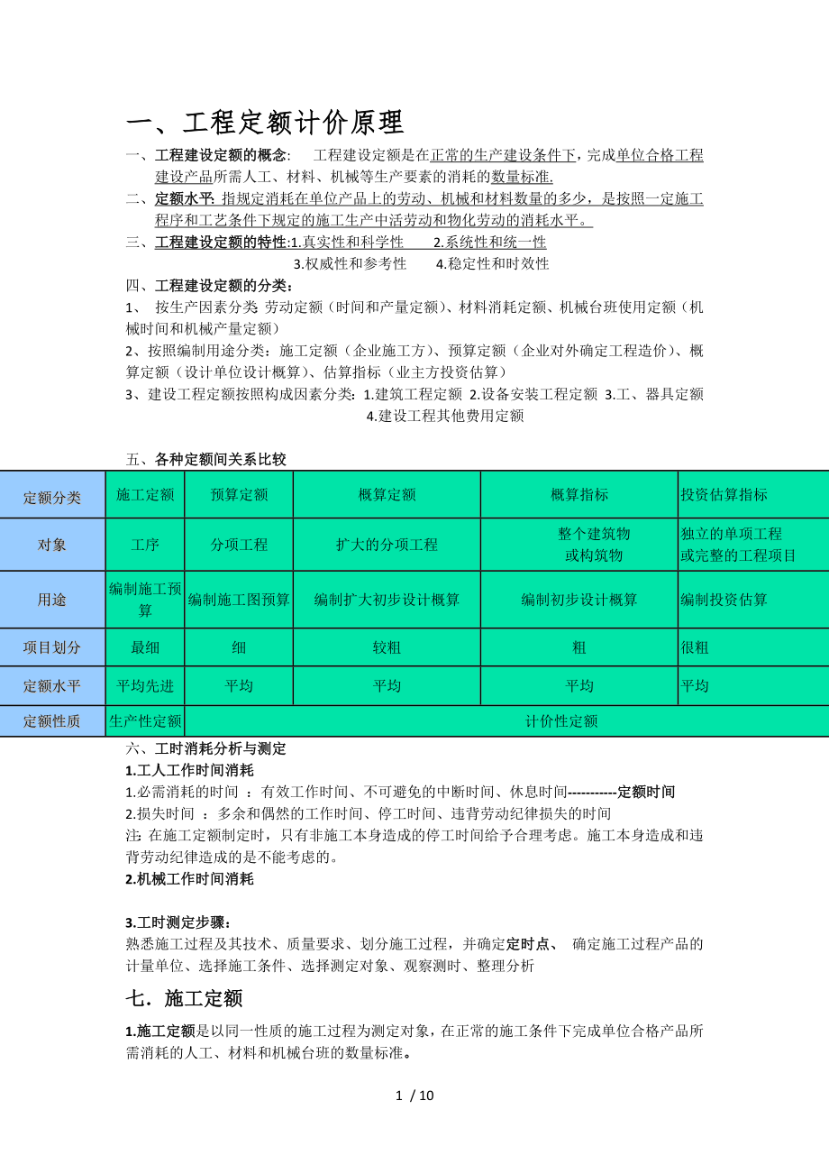 土木工程造价范例解释_第1页