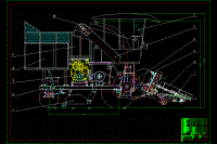 玉米收割臺設計-自走式莖穗兼收型玉米聯合收獲機[11張CAD圖紙+PDF圖]