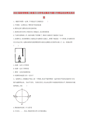 2022屆高考物理二輪復習 力學考點集訓 專題5 牛頓運動定律及其應用