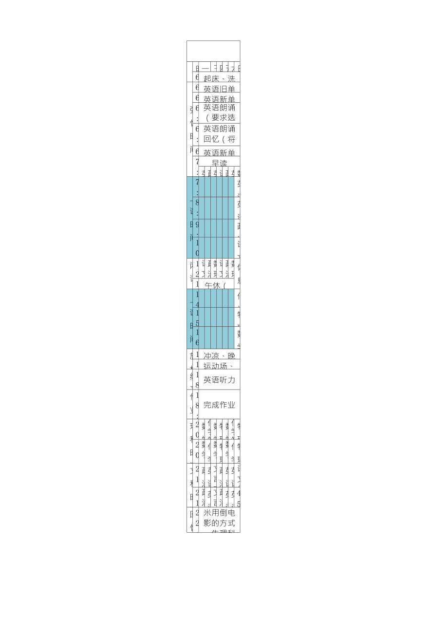 中考复习时间安排表_第1页