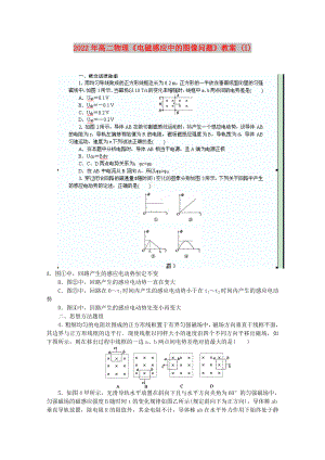 2022年高二物理《電磁感應(yīng)中的圖像問題》教案 (I)