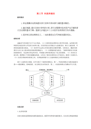 安徽省利辛縣張村中學(xué)八年級地理上冊 第三節(jié) 河流和湖泊教案