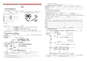 2022年高中生物 第二章 第一節(jié) 通過神經(jīng)系統(tǒng)的調(diào)節(jié)學(xué)案 新人教版必修3(I)