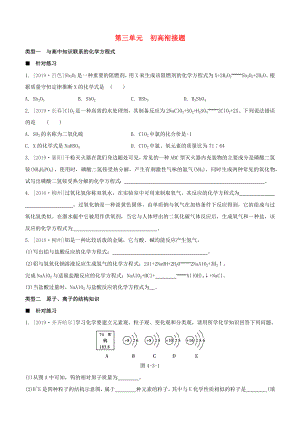 （柳州專版）2020版中考化學奪分復習 第04部分 第03單元 初高銜接題重難題型突破針對練習