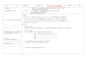 吉林省公主嶺市七年級歷史上冊 第4課 夏、商、西周的興亡學(xué)案（無答案） 人教新課標版