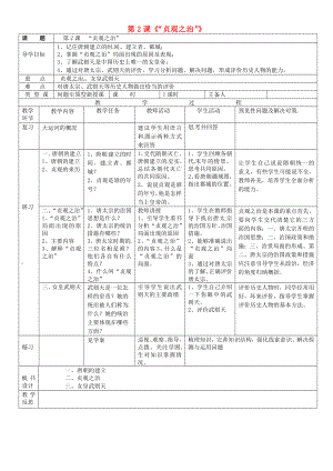 吉林省通化市外國語中學七年級歷史下冊 第2課 貞觀之治導學案（無答案） 新人教版