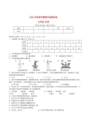 云南省田壩二中2020屆九年級(jí)化學(xué)下學(xué)期期中檢測(cè)試題（無答案） 新人教版