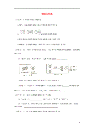 2018年中考化學(xué)真題分類匯編 1 物質(zhì)的構(gòu)成和變化 考點(diǎn)1 物質(zhì)的構(gòu)成 1宏觀現(xiàn)象微觀解釋 2復(fù)雜解釋 結(jié)合其他知識(shí)綜合（無(wú)答案）