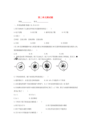 九年級化學(xué)上冊 第二單元測試題(無答案) 魯教版（通用）