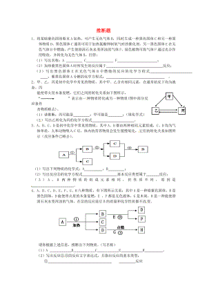 遼寧省凌海市石山初級(jí)中學(xué)九年級(jí)化學(xué)上冊(cè) 難點(diǎn)突破訓(xùn)練 推斷題（無答案） 新人教版