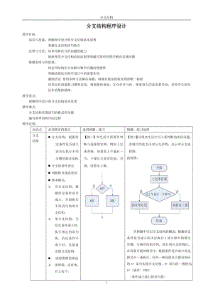 分支結(jié)構(gòu)程序設(shè)計(jì)