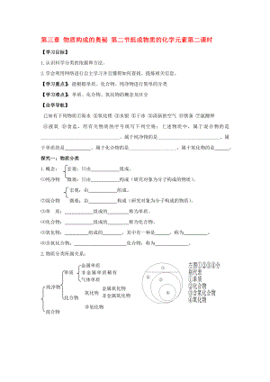 遼寧省東北育才中學(xué)2020屆九年級化學(xué)全冊 第三章 物質(zhì)構(gòu)成的奧秘 第二節(jié) 組成物質(zhì)的化學(xué)元素（第二課時(shí)）導(dǎo)學(xué)案 滬教版