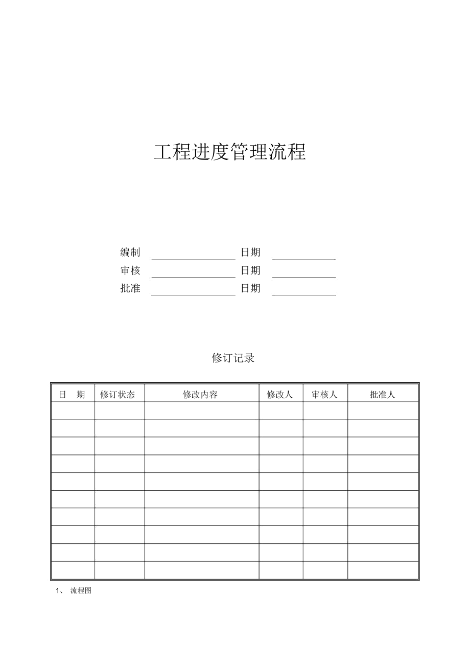 工程进度管理流程_第1页