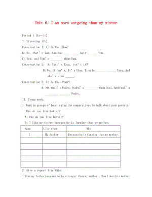 八年級上Unit 6 Period1練習(xí)題