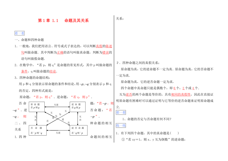 2020年高二数学 Happy暑假我的作业君（无答案）文 新人教版_第1页