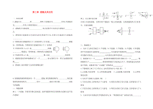 中考物理分章復(fù)習(xí)題綱 第三章透鏡及其應(yīng)用（無答案）