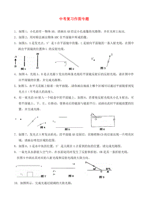 江蘇省丹陽市云陽學(xué)校中考物理復(fù)習(xí) 作圖專題（無答案） 蘇科版