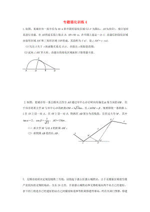 江蘇省啟東市2020屆高考數(shù)學(xué)二輪復(fù)習(xí) 專題強化訓(xùn)練4（無答案）