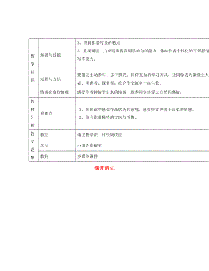 甘肅省寧縣第五中學(xué)八年級語文下冊 29 滿井游記導(dǎo)學(xué)案1（無答案） 新人教版