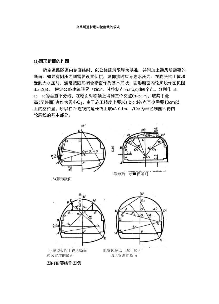 隧道内轮廓线图片