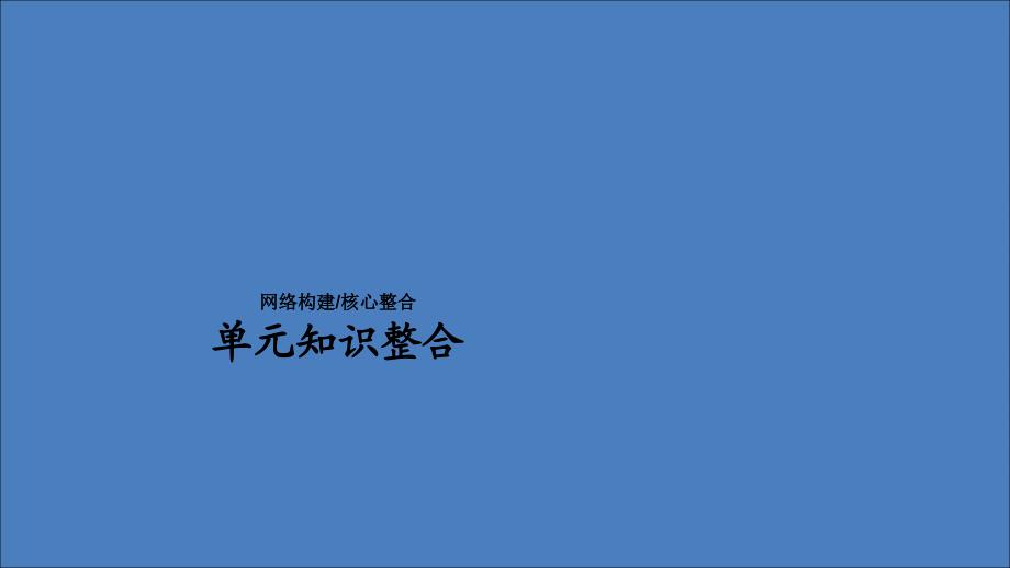 高中政治第四单元认识社会与价值选择单元知识整合课件新人教版必修4_第1页