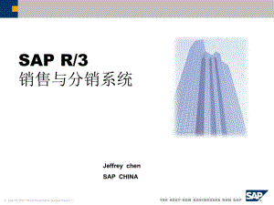 SAP+R3+销售与分销系统