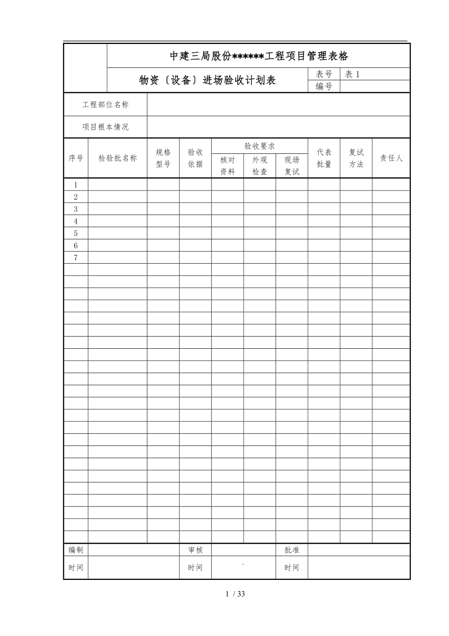 质量标准化图册表格模板_第1页