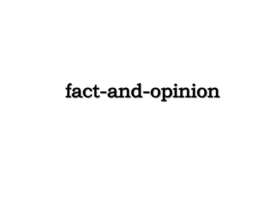 fact-and-opinion_第1页