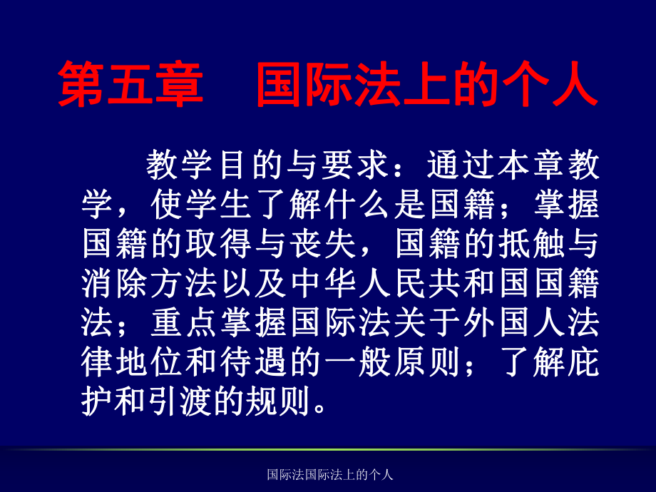 国际法国际法上的个人课件_第1页