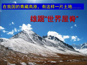 新人教版八年级地理下册《九章-青藏地区--第二节-高原湿地──三江源地区》课件_11