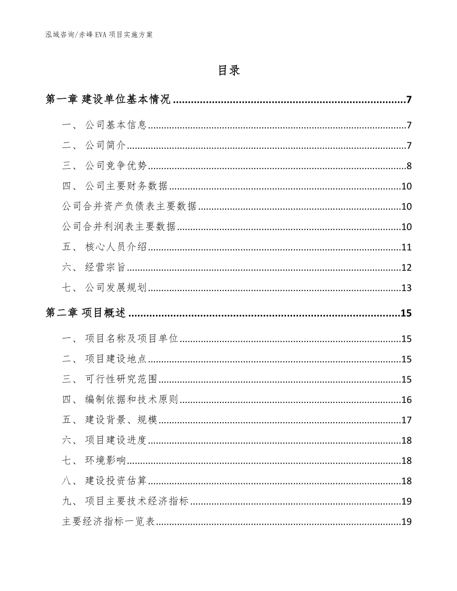 赤峰EVA项目实施方案_第1页