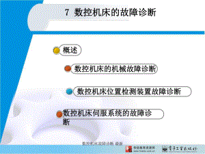 數(shù)控機(jī)床故障診斷 課件