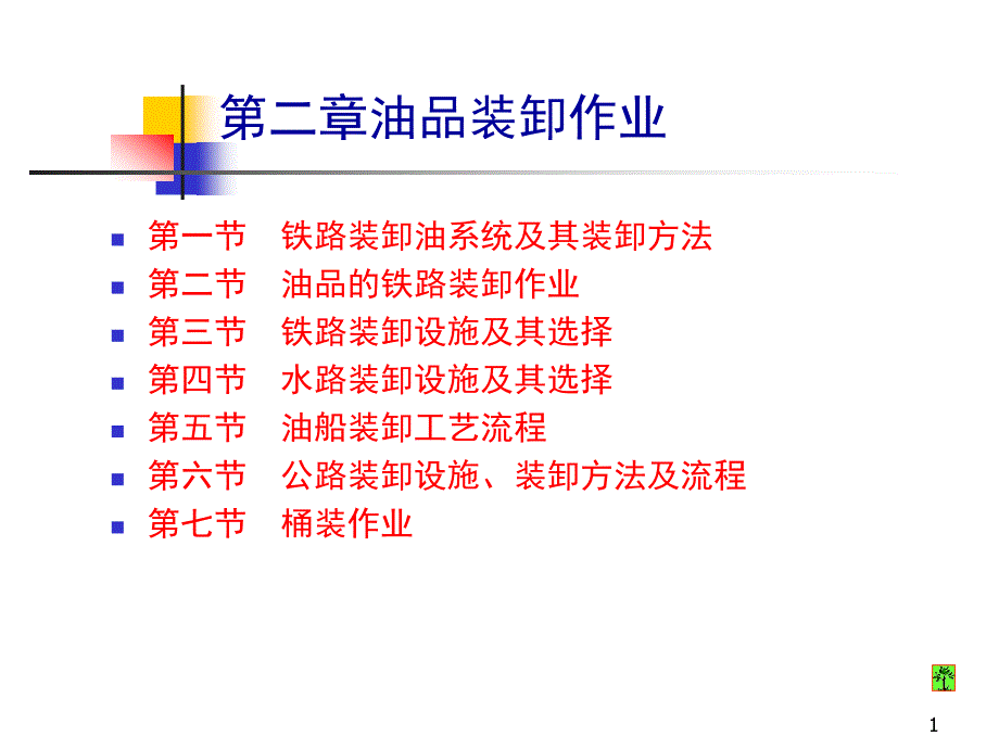 第二章-油品装卸作业讲解_第1页