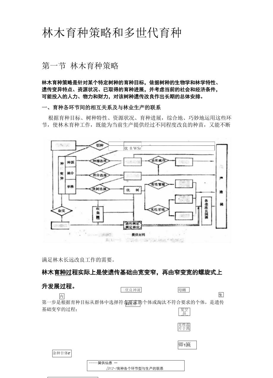 林木育種學 育種策略_第1頁