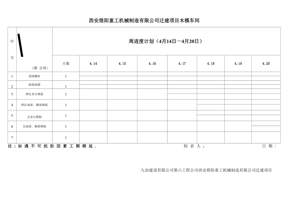 施工進度計劃_第1頁