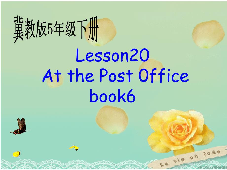 冀教版五年级英语下册课件unit3lesson204_第1页