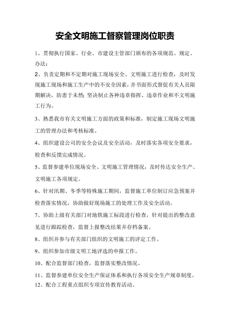 安全督察管理崗位職責.doc_第1頁