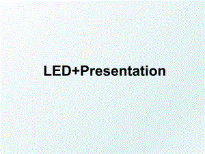 LED+Presentation