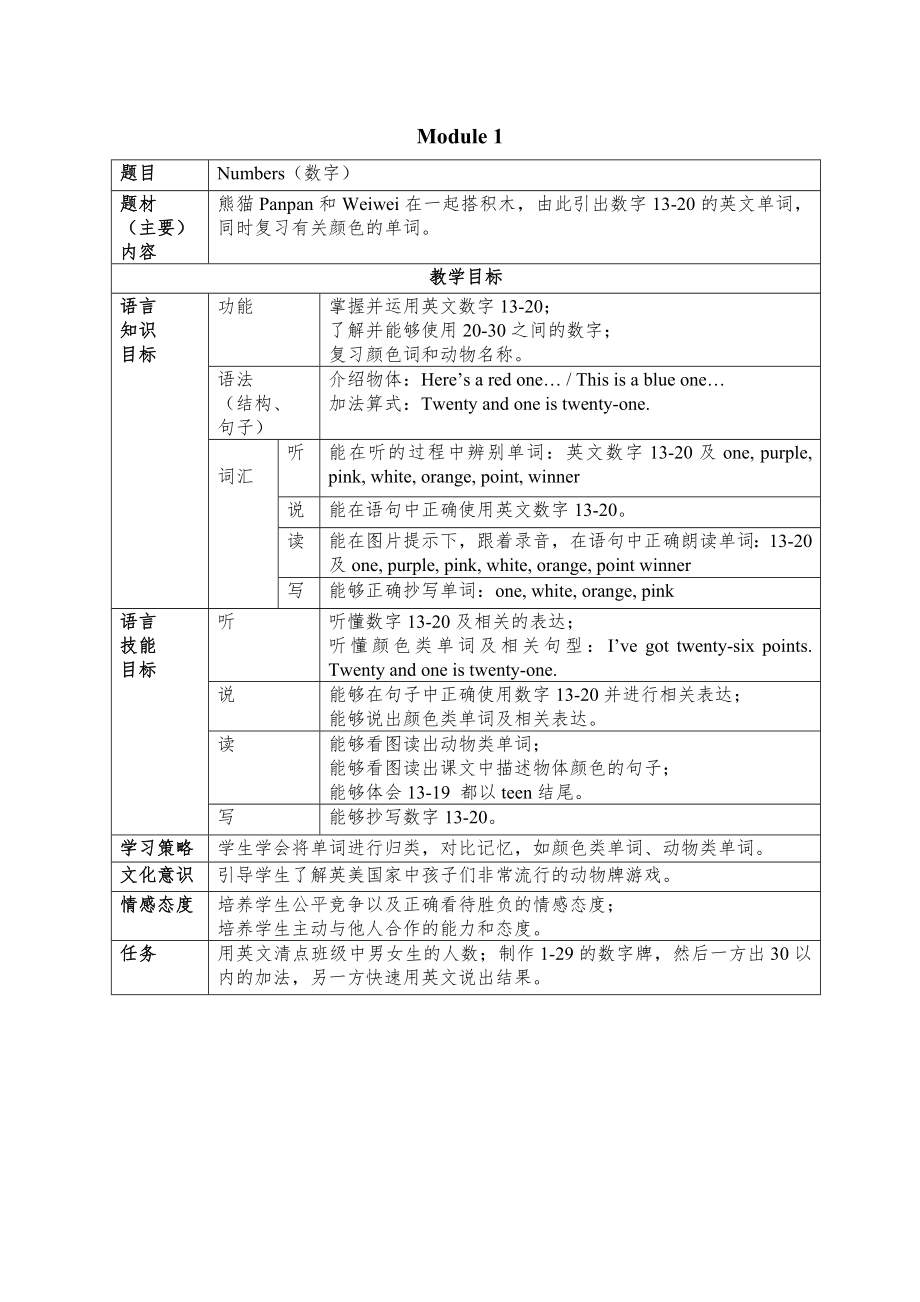 《英語》(新標(biāo)準(zhǔn))(供三年級起始用)第三冊教學(xué)目標(biāo)_第1頁