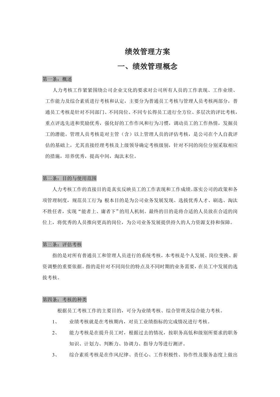 廣告公司績效考核方法_第1頁