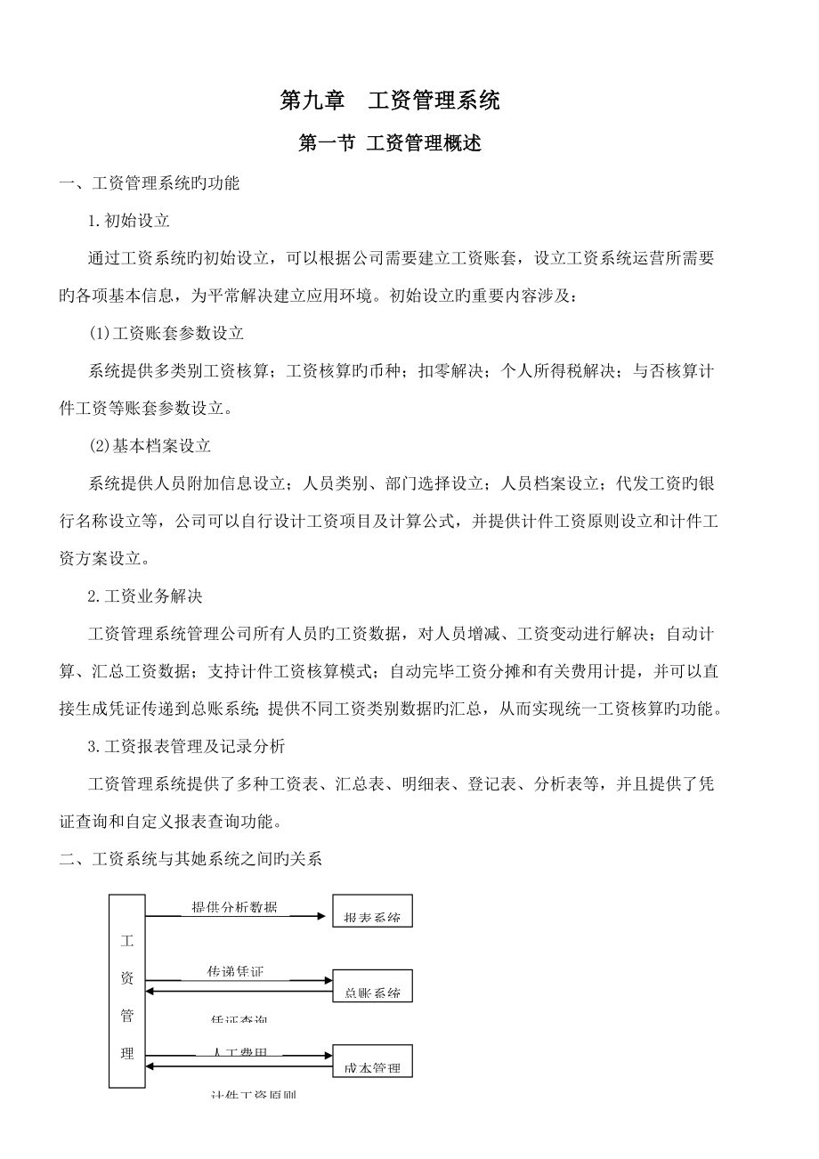 工资基础管理系统_第1页