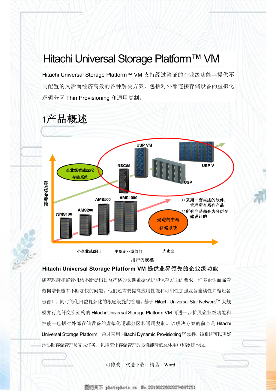 日立通用存儲平臺產(chǎn)品簡介_第1頁