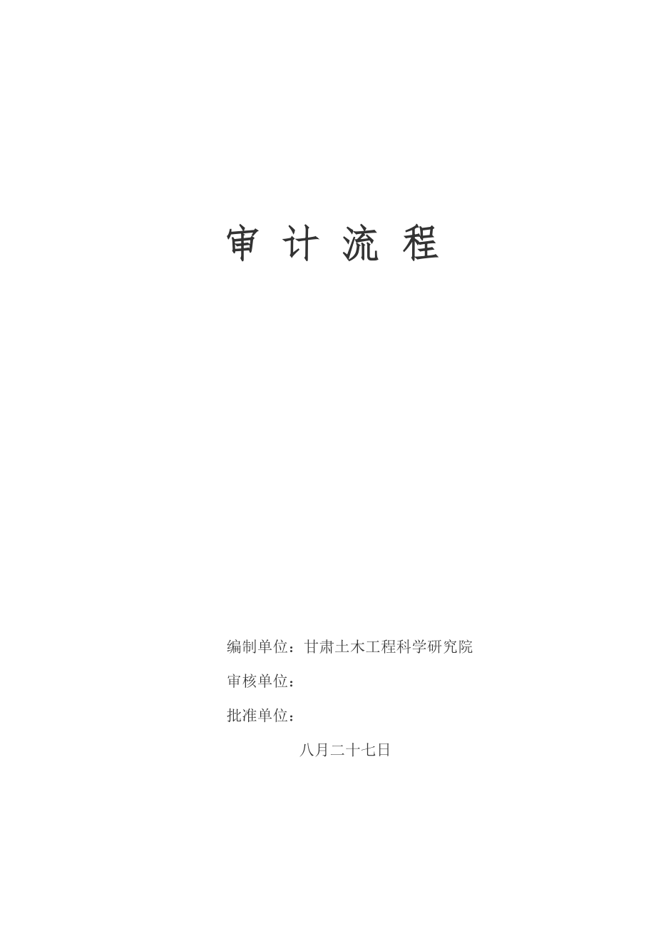 審計小組工作標(biāo)準(zhǔn)流程_第1頁