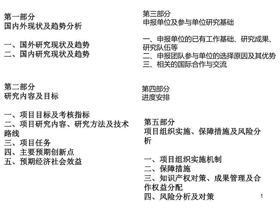 項(xiàng)目申報(bào)答辯演示幻燈片_第1頁