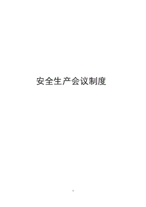 《安全會議制度》word版